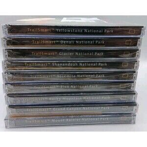 Lot Of 9 National Geographic Trailsmart CD-ROM Topo National Parks, Canyon, More
